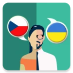 czech-ukrainian translator android application logo